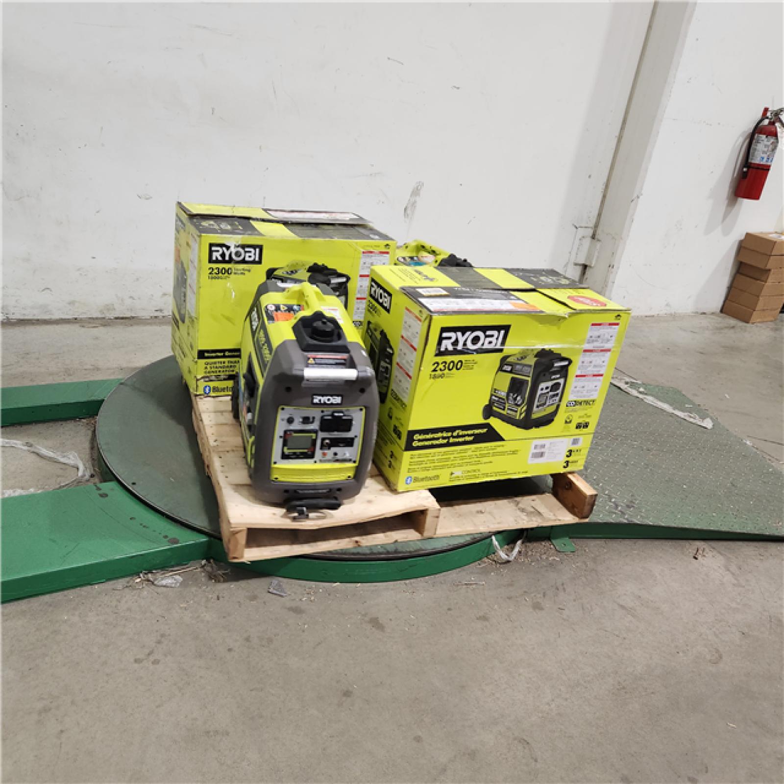 Dallas Location - As-Is Ryobi 2300-Watt Bluetooth Inverter Generator(Lot Of 4)