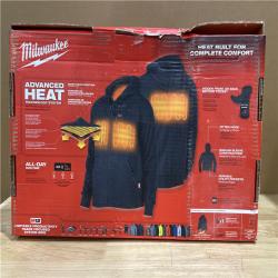 NEW! - Milwaukee Men's 2X-Large M12 12-Volt Lithium-Ion Cordless Black Heated Jacket Hoodie Kit with (1) 2.0 Ah Battery and Charger