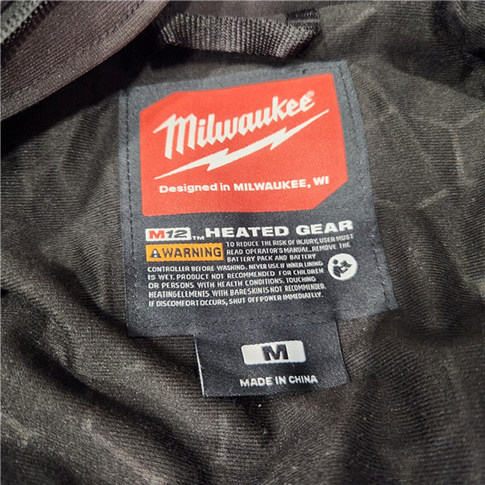 AS-IS MILWAUKEE M12 CORDLESS HEATED JACKET (JACKET ONLY)