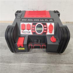 Phoenix Location VECTOR 1200 Peak Amp Automotive Jump Starter, Portable Power - 10W USB Port, 500W Inverter, 120 PSI Air Compressor