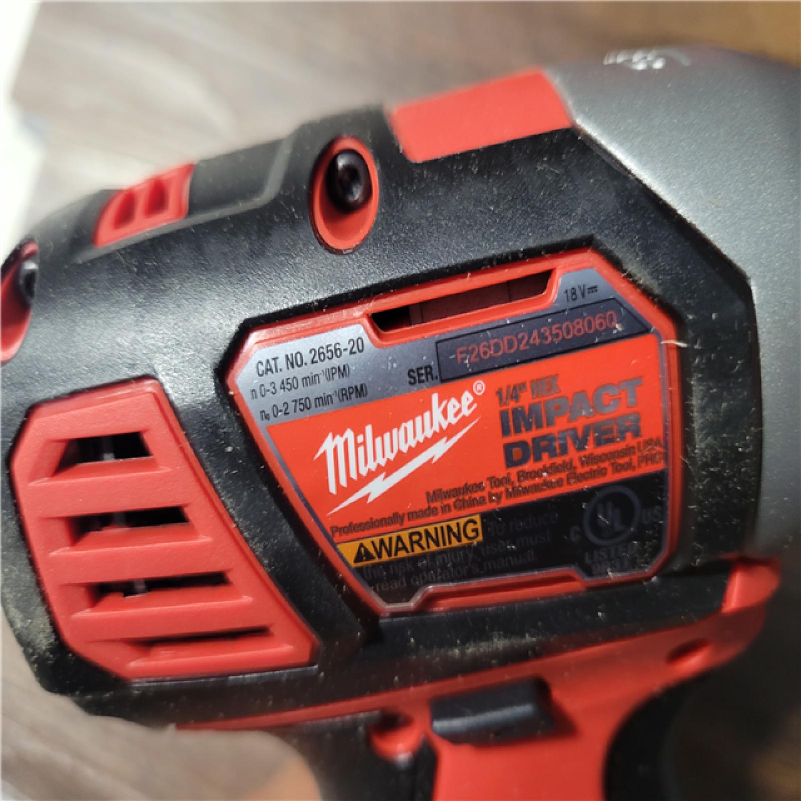 CALIFORNIA AS-IS MILWAUKEE M18 9-TOOL COMBO KIT (NO BATTERIES) (CHARGER AND BAG INCLUDED)