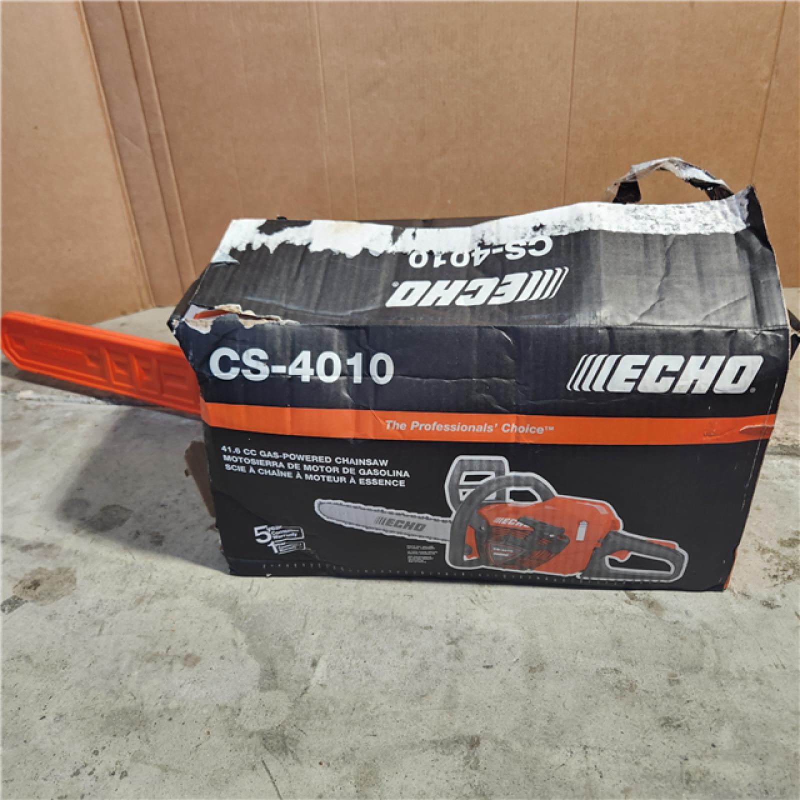 Houston location AS-IS ECHO 18 in. 41.6 Cc 2-Stroke Gas Rear Handle Chainsaw