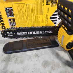 HOUSTON LOCATION - AS-IS FLEXVOLT 60V MAX 16in. Brushless Cordless Battery Powered Chainsaw Kit with (1) FLEXVOLT 2 Ah Battery & Charger