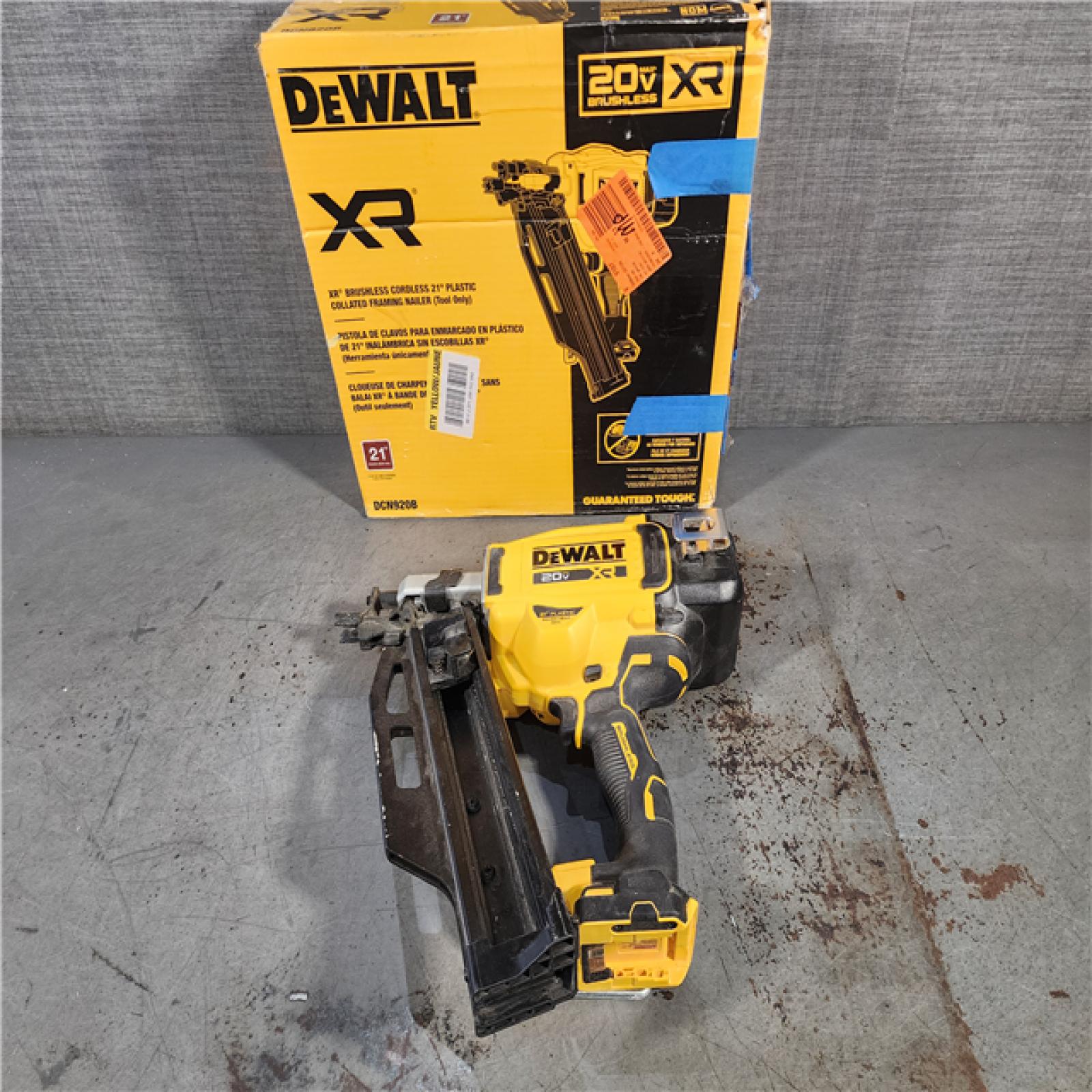 HOUSTON LOCATION - AS-IS DEWALT 20-Volt 21Â° Cordless Framing Nailer (Tool-Only)