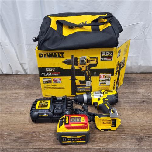 AS-IS Dewalt FLEXVOLT 20 Volt 1/2 in. Brushless Cordless Hammer Drill/Driver Kit (Battery & Charger)