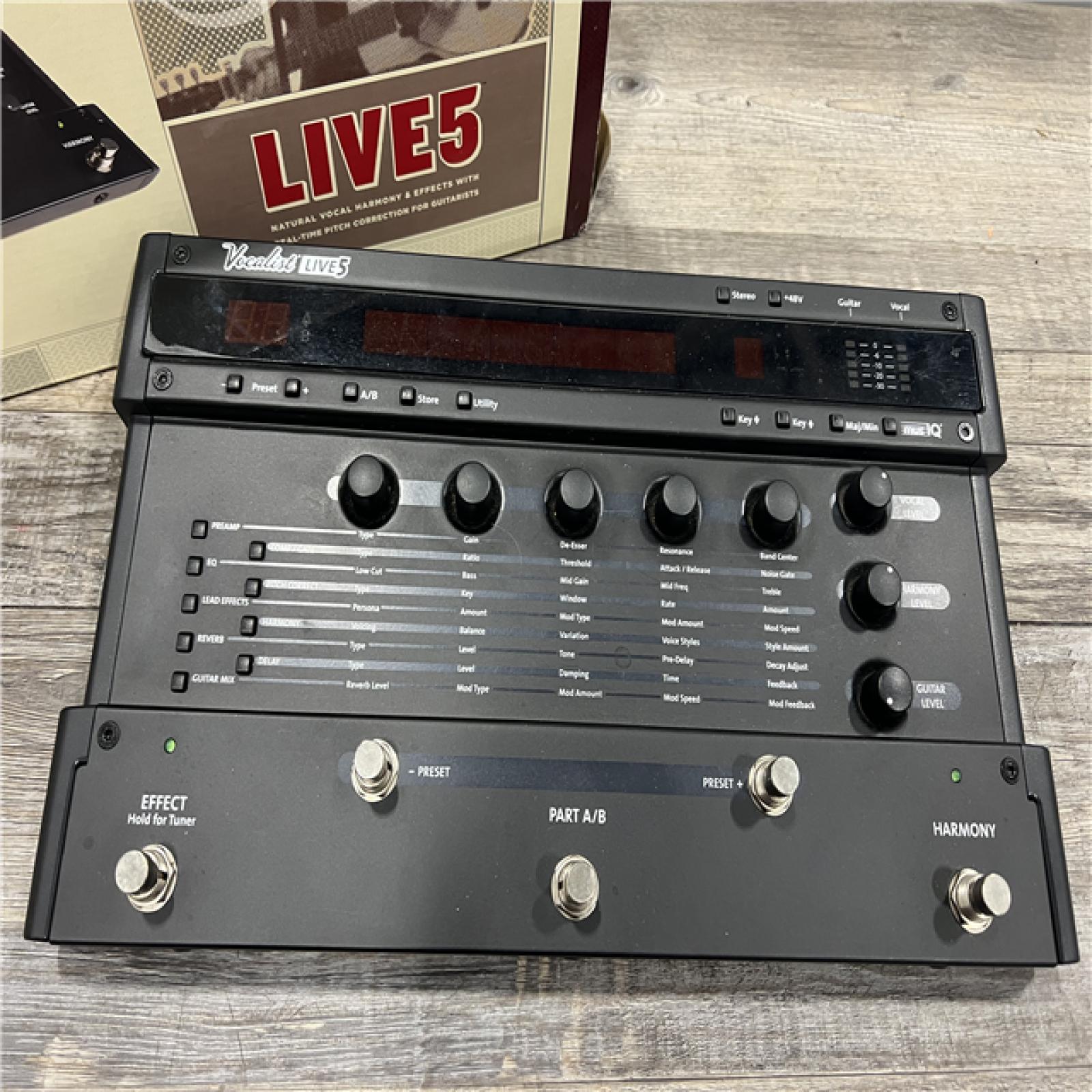 AS-IS DigiTech Vocalist Live 5 Vocal Harmony Vocal Processor