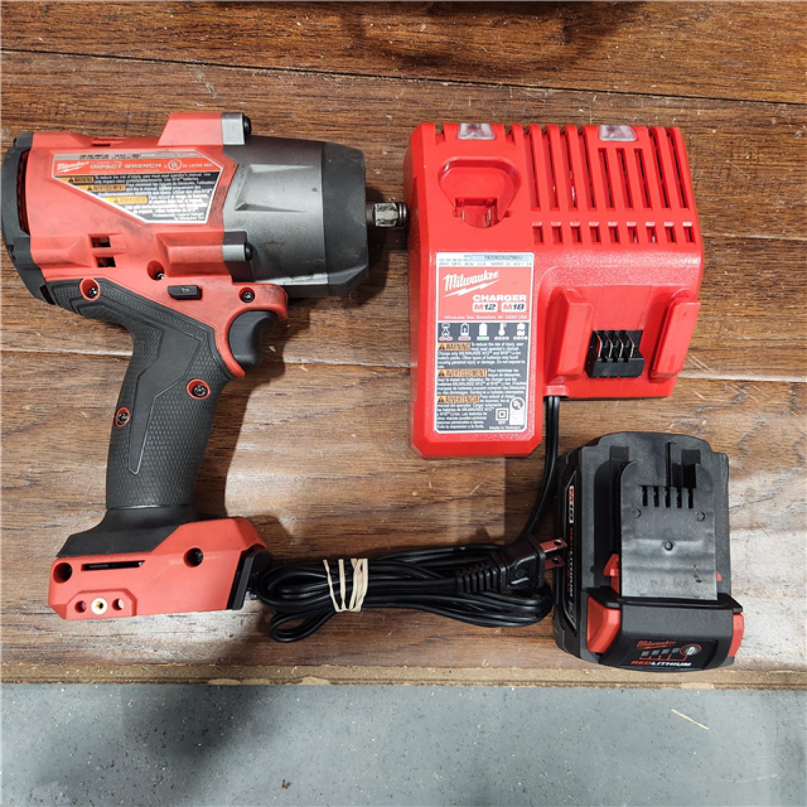 AS-IS Milwaukee M18 FUEL 1/2 High Torque Impact Wrench with Friction Ring Kit