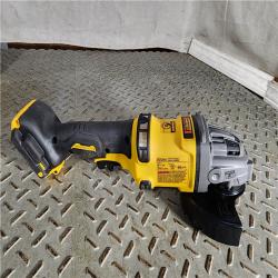 HOUSTON LOCATION - AS-IS (APPEARS LIKE NEW) DeWalt FLEXVOLT 60V MAX Cordless Grinder  4.5 - 6   9000 RPM  1 EA (115-DCG418B) (BARE TOOL)