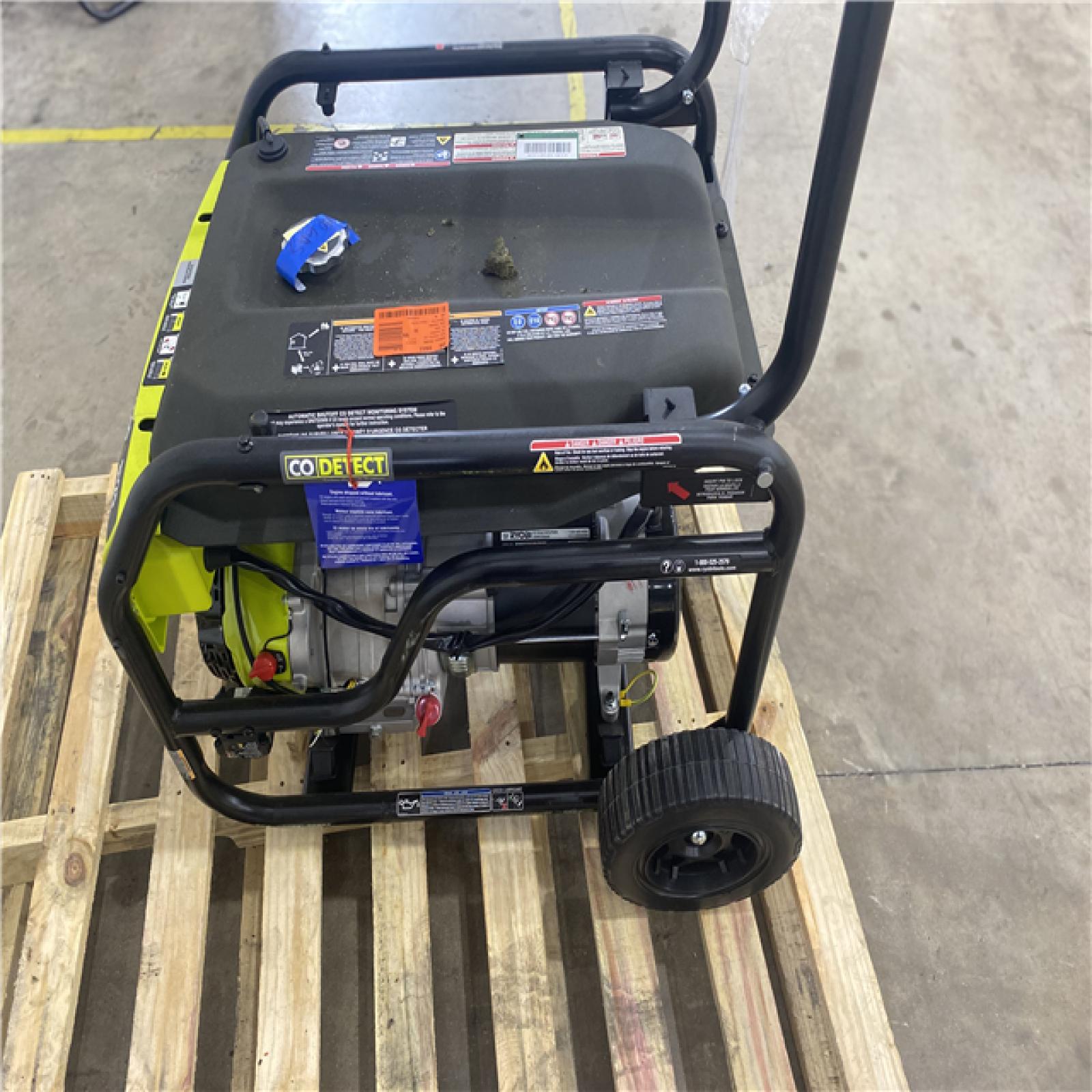 Houston Location - AS-IS Ryobi Easy Start 6,500 Running Watts 8,125 Starting Watts Generator