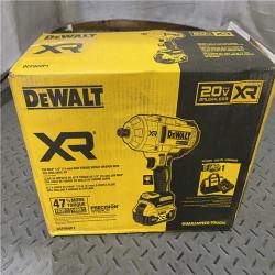 Houston location AS-IS DEWALT 20V MAX* XR 1/2  High Torque Impact Wrench with Hog Ring Anvil