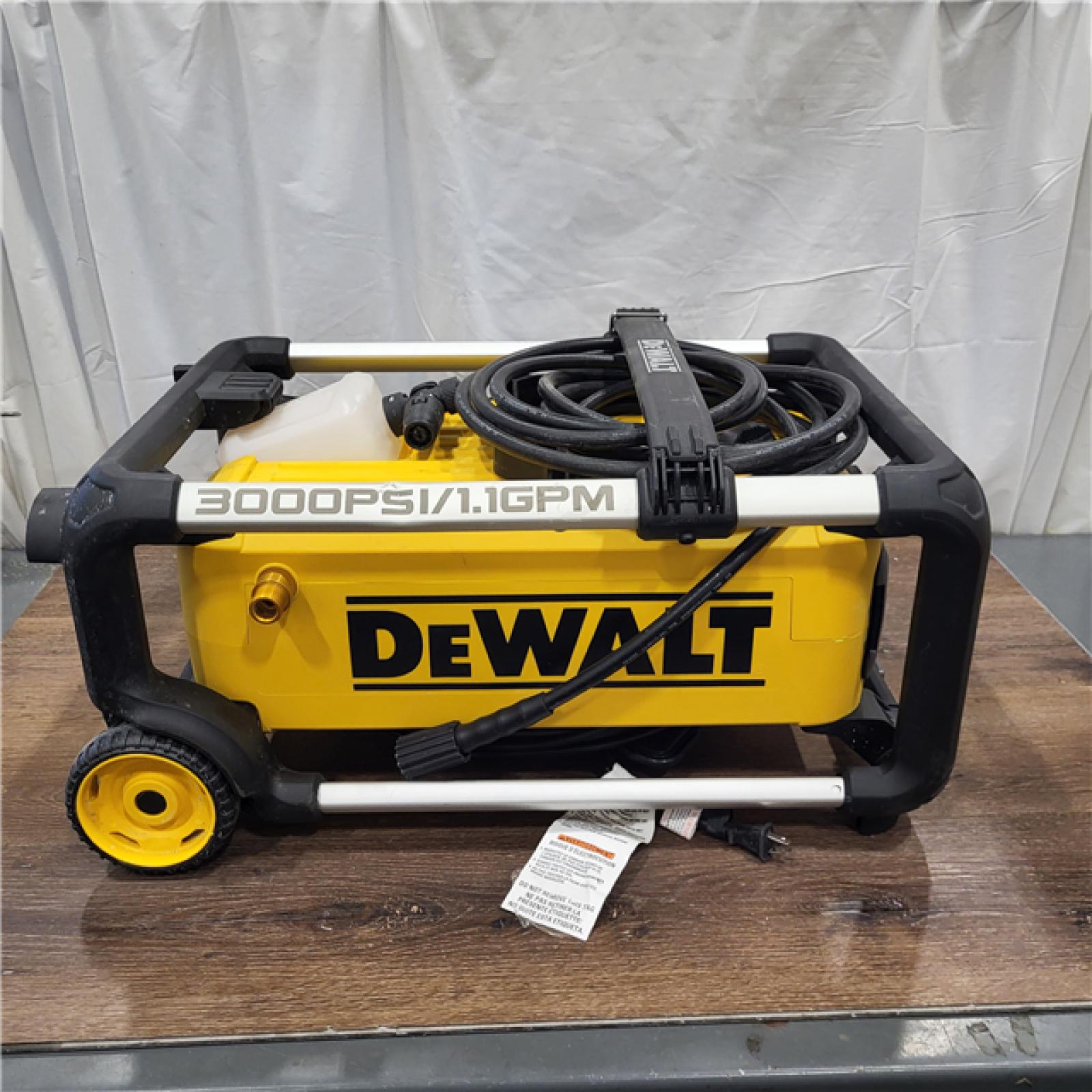 AS-IS 3000 PSI 1.1 GPM 15 Amp Cold Water Electric Pressure Washer with Internal Equipment Storage