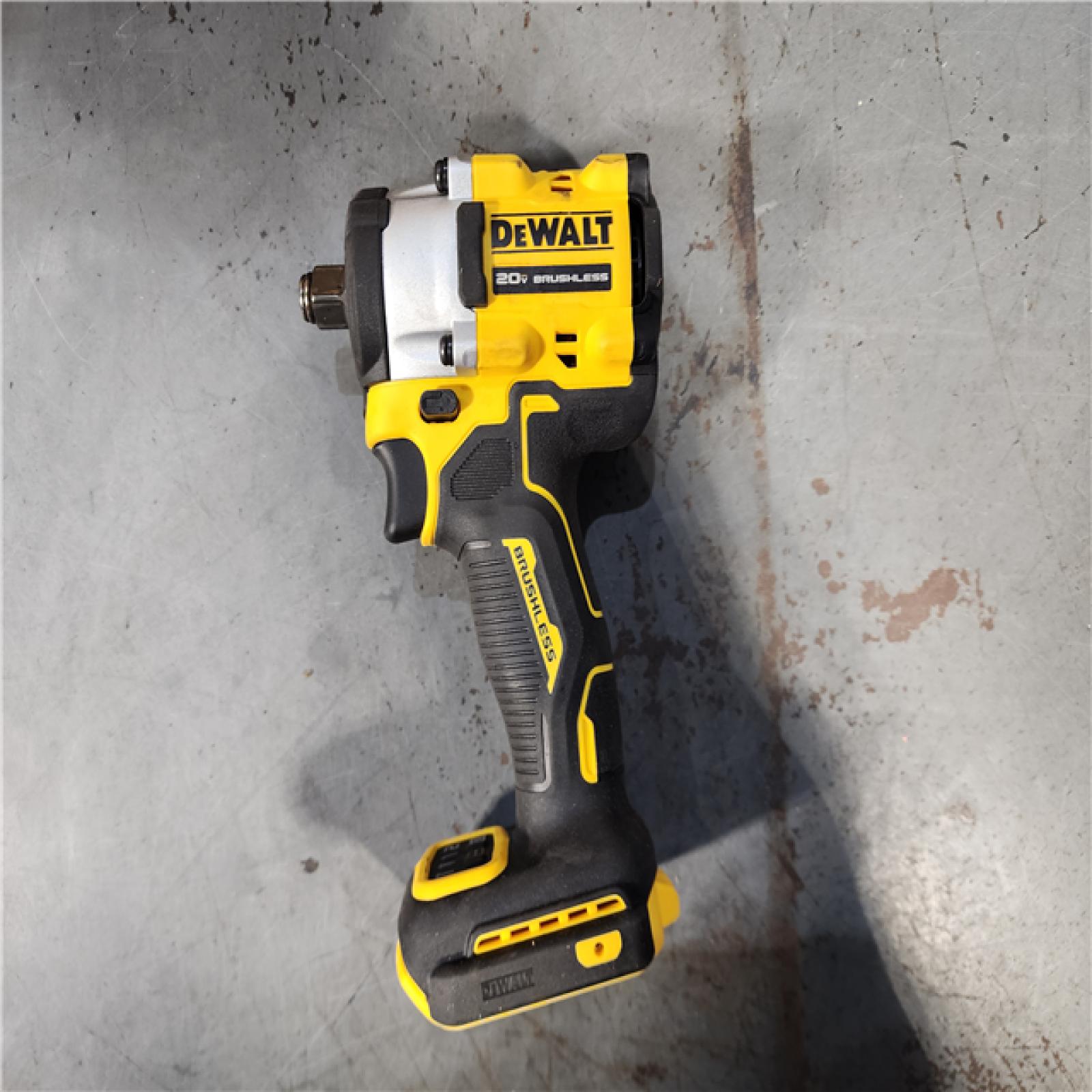 HOUSTON LOCATION - AS-IS DEWALT ATOMIC 20V MAX Lithium-Ion Brushless Cordless 1/2 in. Variable Speed Impact Wrench Kit with 5 Ah Battery and Charger