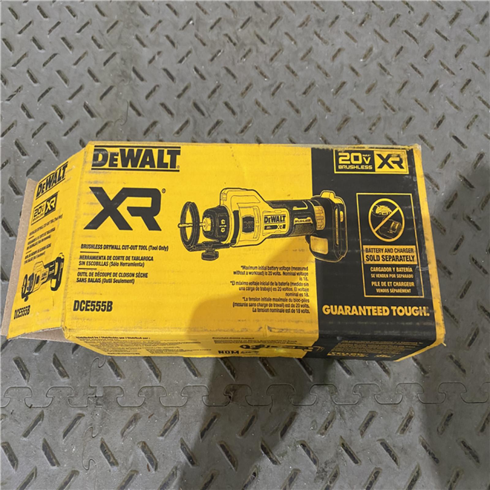 Houston location AS-IS DeWalt DCE555B 20V Cordless Rotary Drywall Cut-Out Tool (Tool Only)