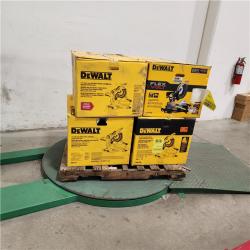 Dallas Location - As-Is DEWALT 15 Amp Corded 12 in. Double Bevel Sliding Compound Miter Saw (Lot Of 4)