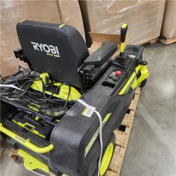 Dallas Location - As-Is RYOBI 80V HP Brushless 30 in. Battery Riding Mower with (2) 80V 10 Ah Batteries and Charger