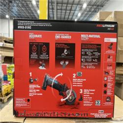 NEW! Milwaukee M12 FUEL 12-Volt 3 in. Lithium-Ion Brushless Cordless Cut Off Saw Kit