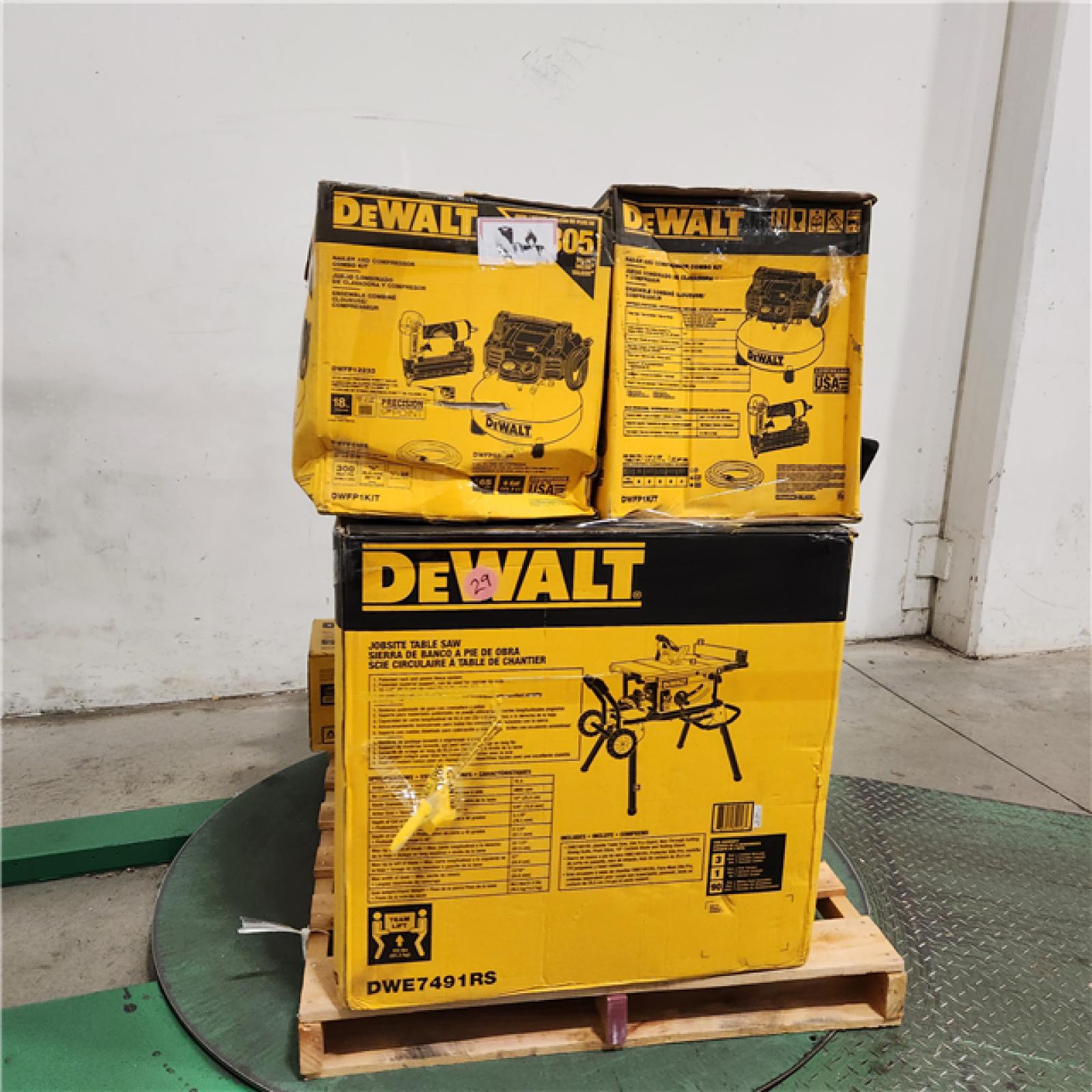 Dallas Location - As-Is DEWALT Tool Pallet