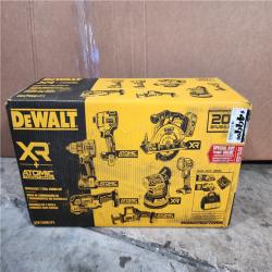 HOUSTON LOCATION - AS-IS (APPEARS LIKE NEW) 20-Volt MAX Lithium-Ion Cordless 7-Tool Combo Kit with 2.0 Ah Battery, 5.0 Ah Battery and Charger