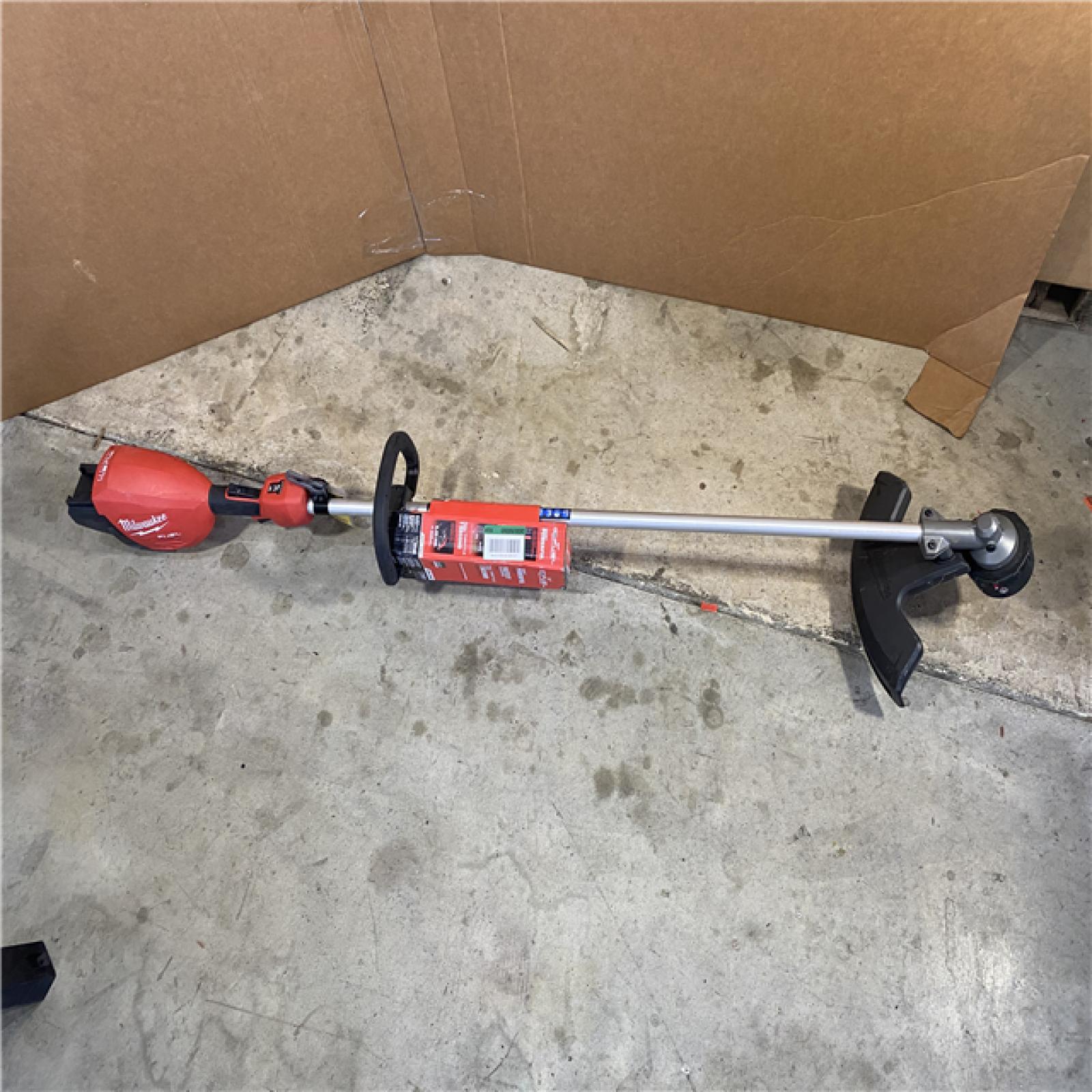 HOUSTON LOCATION - AS-IS Milwaukee M18 FUEL 18V Brushless Cordless 17 in. Dual Battery Straight Shaft String Trimmer (Tool-Only)