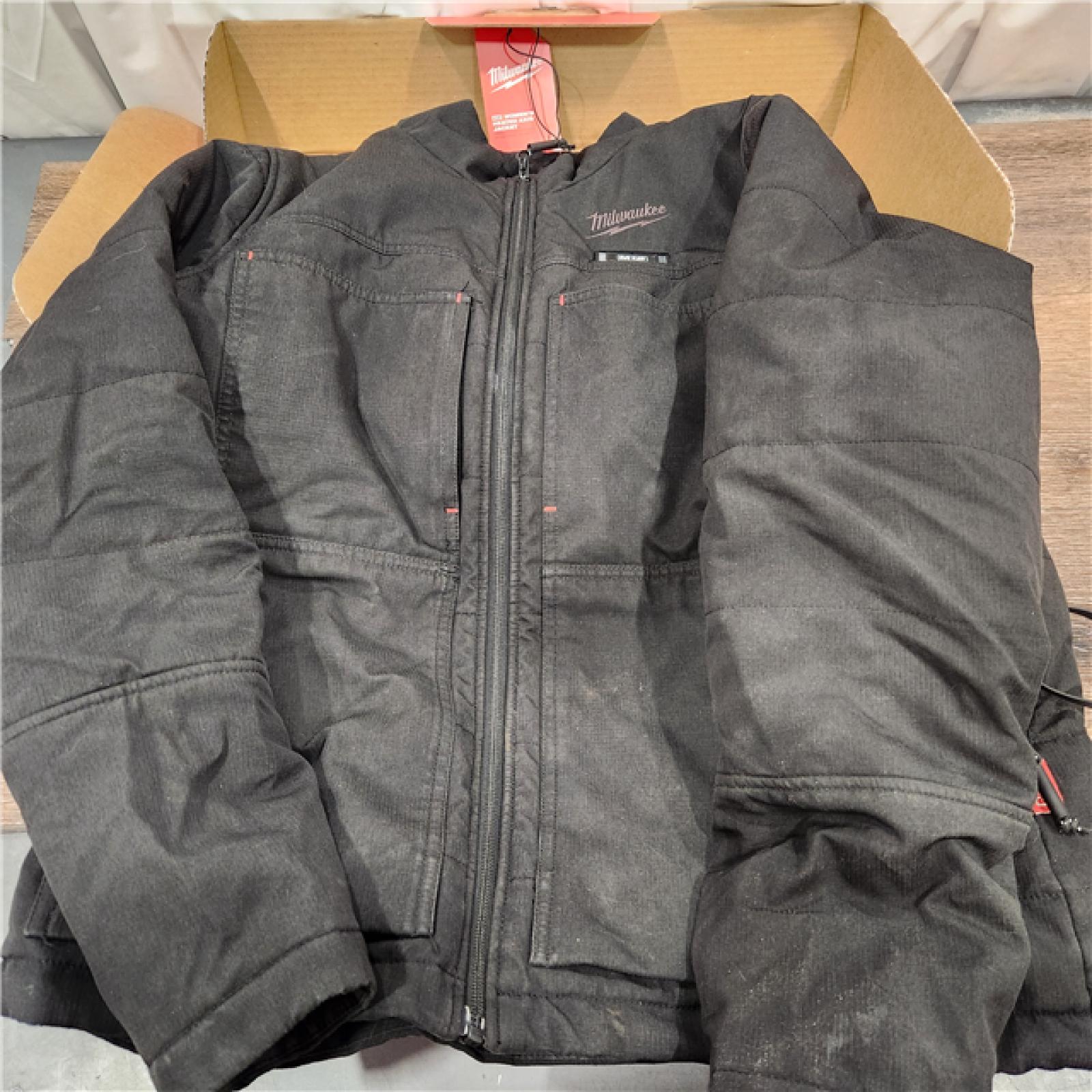 AS-IS Milwaukee M12 12V Womens Heated Axis Jacket with Battery, Black, Size Medium - F102B-21M