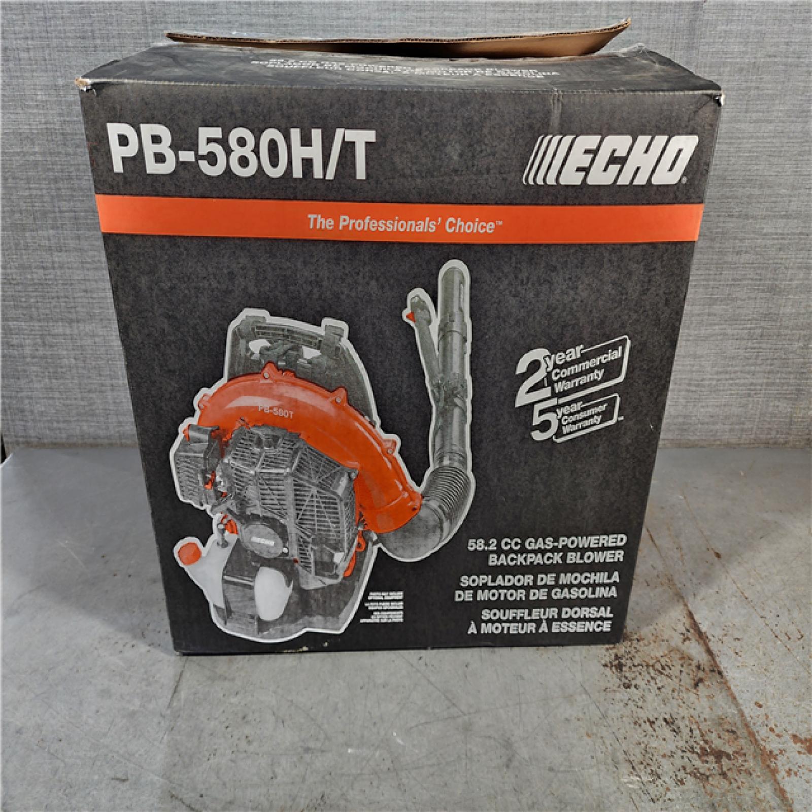 HOUSTON LOCATION - AS-IS ECHO 216 MPH 517 CFM 58.2cc Gas 2-Stroke Backpack Leaf Blower with Tube Throttle