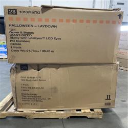 DALLAS LOCATION - Home Accents Holiday HALLOWEEN  LAYDOWN (  MIX PALLET  ( 2 UNTS )