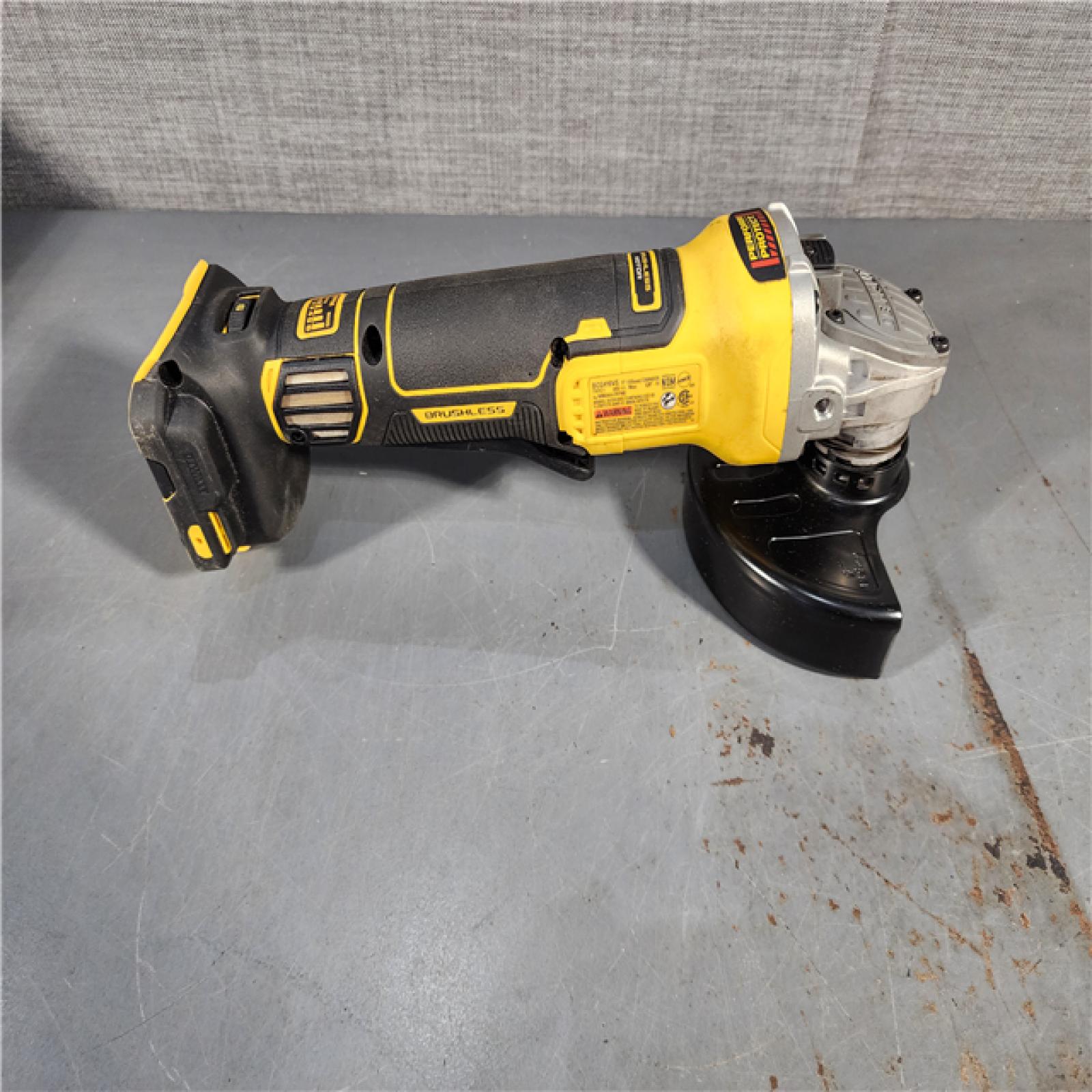 HOUSTON LOCATION - AS-IS 20V XR Cordless 4-1/2. in. to 5 in. Variable Speed Angle Grinder (Tool Only)