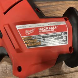 AS-IS MILWAUKEE M18 FUEL 18V Lithium-Ion Brushless Cordless HACKZALL Reciprocating Saw (Tool-Only)