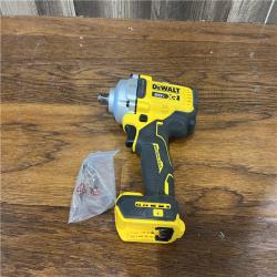 AS-IS DeWalt 20V MAX 1/2 in. Cordless Brushless Mid-Range Impact Wrench (Tool Only)