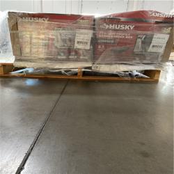 DALLAS LOCATION - Husky 71 in. Graphite Aluminum Full Size Low Profile Crossover Truck Tool Box PALLET (2 UNITS)