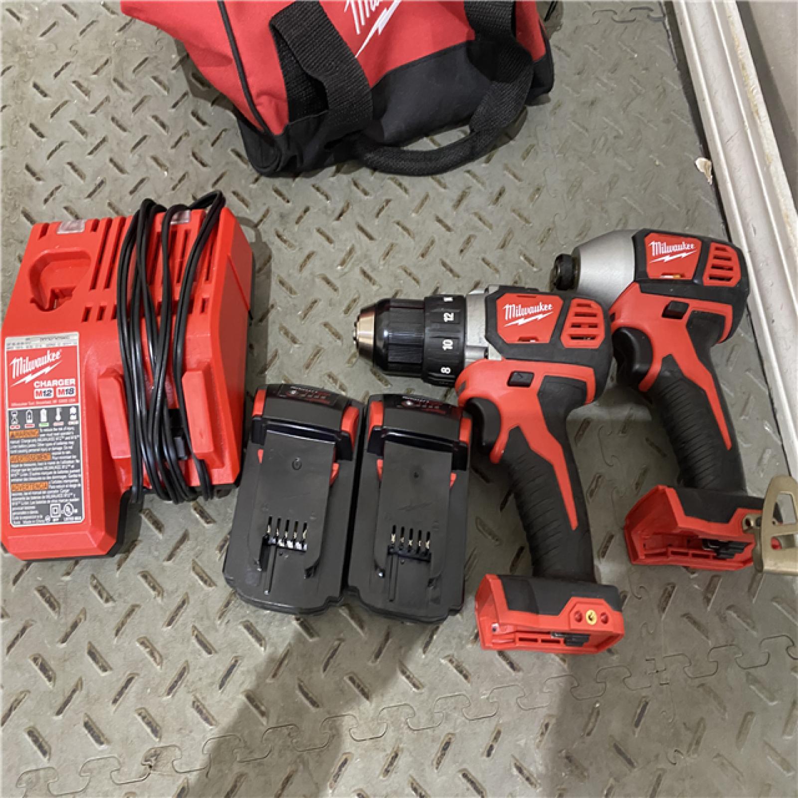 Houston location AS-IS Milwaukee Electric Tools 2691-22 MILWAUKEE M18 COMBO KITS LIKE NEW