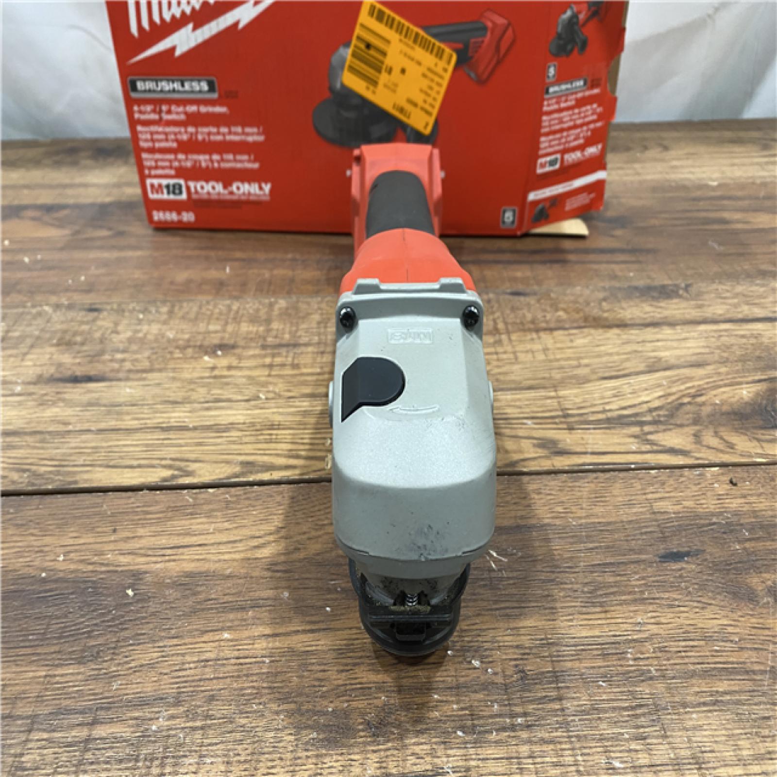 AS IS Milwaukee 2686-20 18V Cordless 4.5 /5  Grinder W/ Paddle Switch (Tool Only)