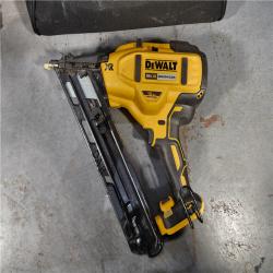 HOUSTON LOCATION - AS-IS DEWALT 20V MAX XR 15 Ga. Cordless 34 Deg Nailer 20 V