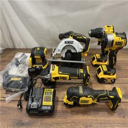 AS IS Dewalt 20-Volt MAX ToughSystem Lithium-Ion 6-Tool Cordless Combo Kit