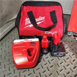 HOUSTON LOCATION - AS-IS (APPEARS LIKE NEW) Milwaukee 3497-22 12V Brushless Hammer Drill and Impact Driver Combo Kit