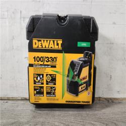 Phoenix Location DEWALT 100 ft. Green Self-Leveling Cross Line Laser Level (Tool Only)