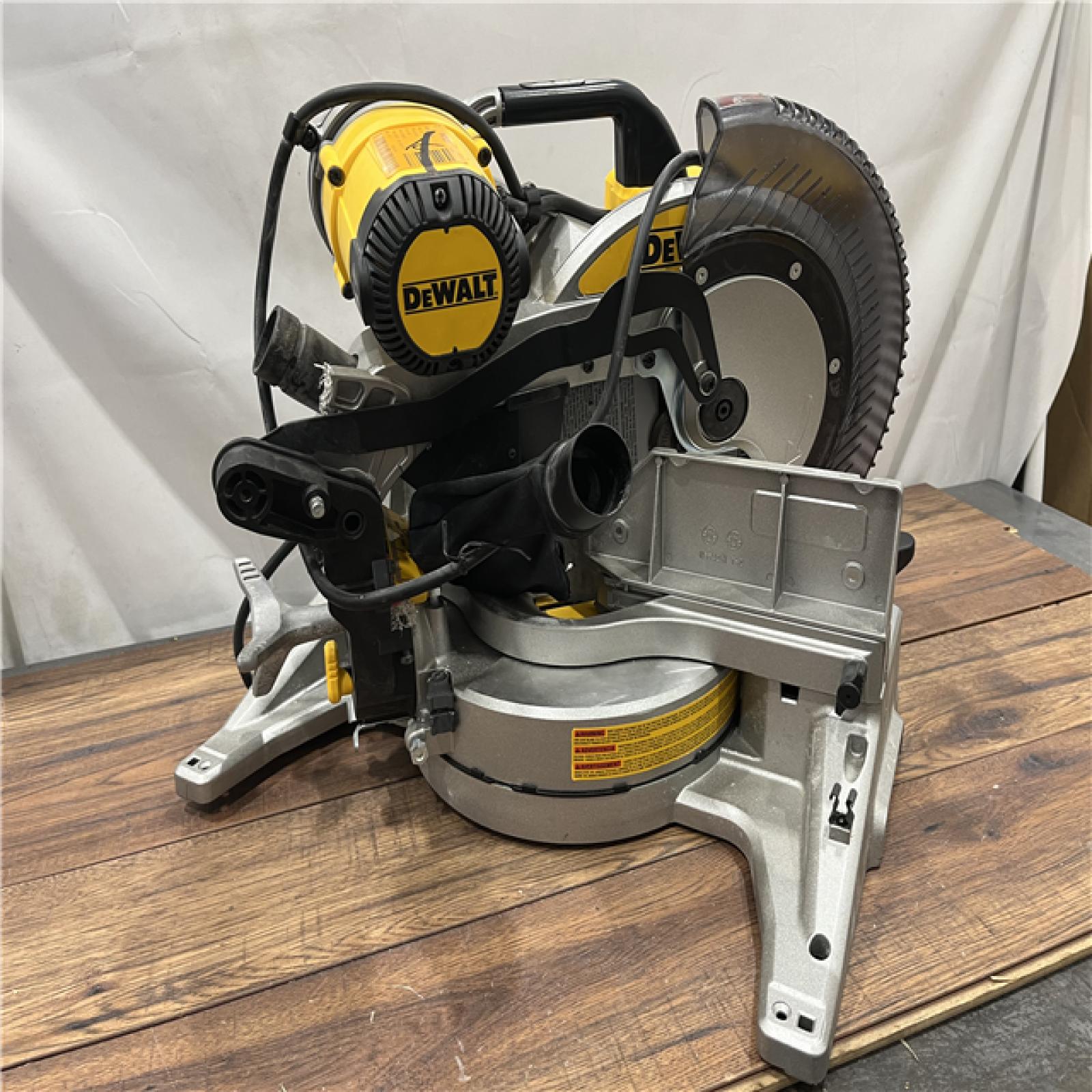 AS-IS DeWalt 15 Amp Corded 12 in. Compound Double Bevel Miter Saw