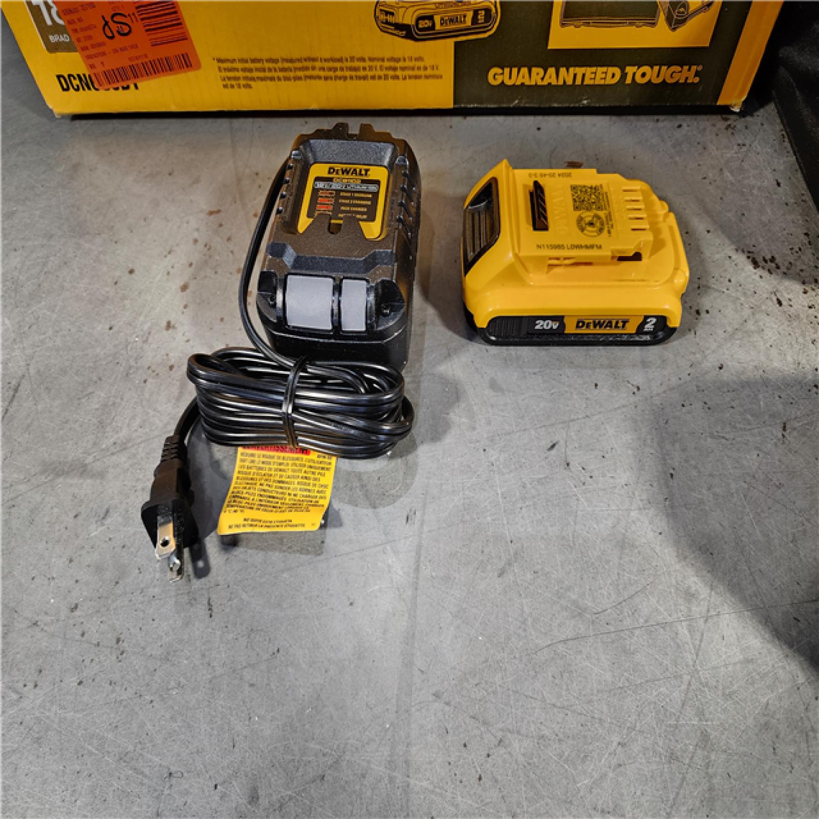 HOUSTON LOCATION - AS-IS DEWALT 20V MAX XR 18 Gauge Brad Nailer Kit