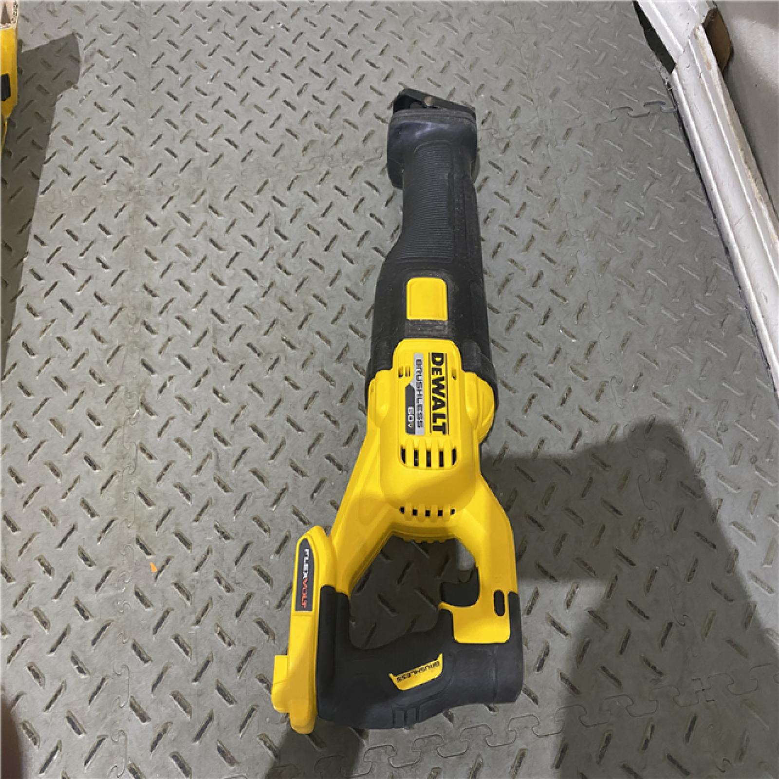 Houston location AS-IS DeWalt DCS389B FLEXVOLT 60V MAX Cordless Brushless Reciprocating Saw (Tool-Only)