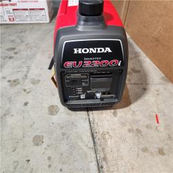 Houston location AS-IS Honda 2200-Watt Remote Stop/Recoil Start Bluetooth Super Quiet Gasoline Powered Inverter Generator with Advanced CO Shutdown