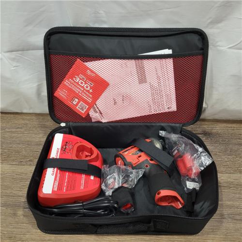 AS-IS M12 FUEL SURGE 12V Lithium-Ion Brushless Cordless 1/4 in. Hex Impact Driver Compact Kit W/Two 2.0Ah Batteries, Bag