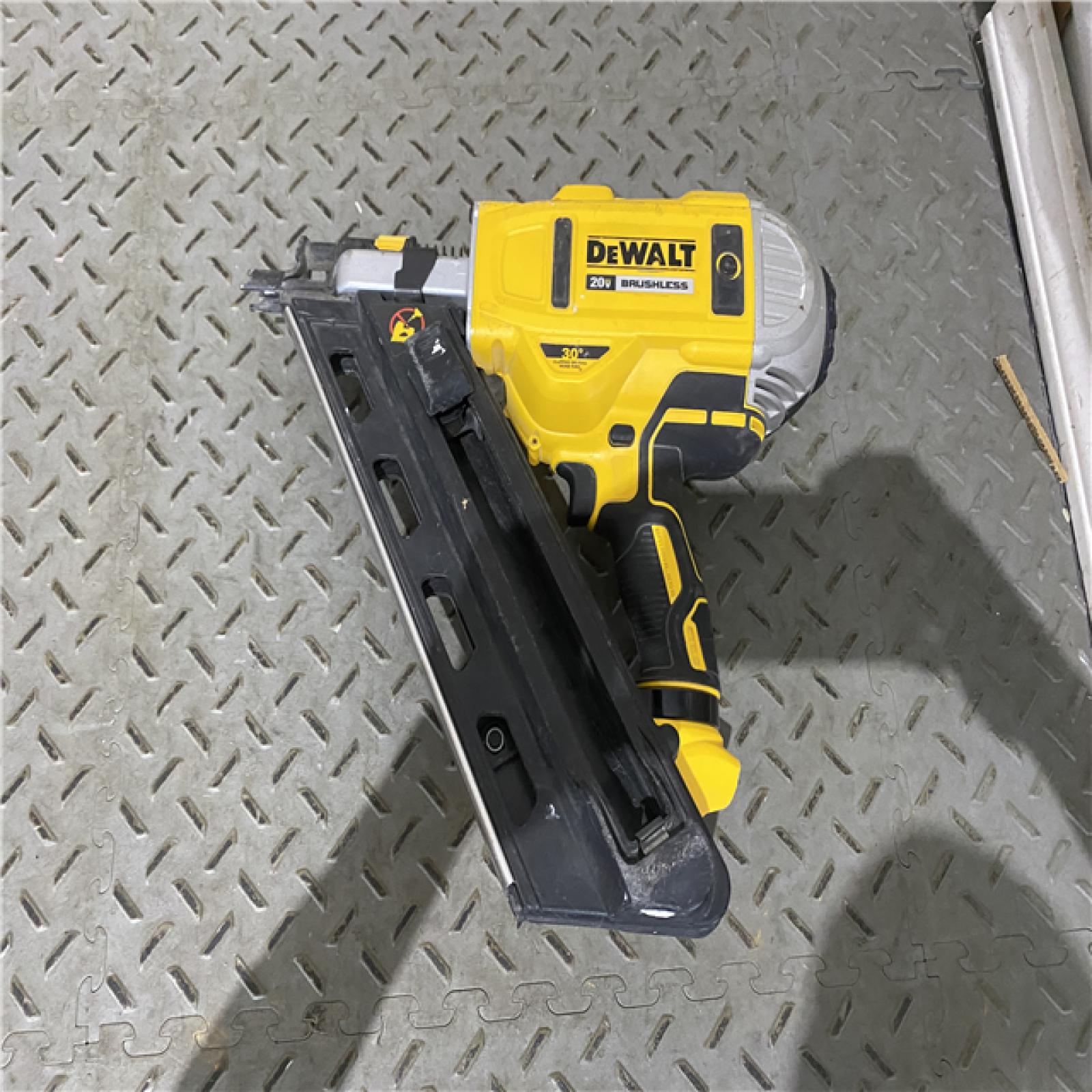 Houston location AS-IS DEWALT 20-Volt 30Â° Cordless Framing Nailer (Tool-Only)