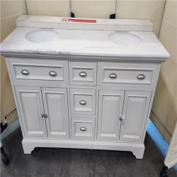 California AS-IS Home Decorators Collection White BathroomVanity