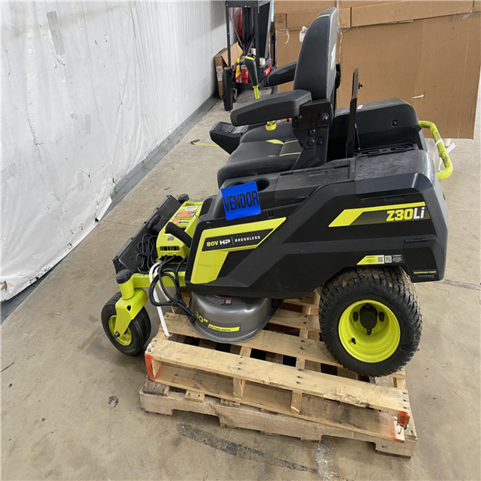 Houston Location - AS-IS Ryobi 30in. Z30Li Riding Mower