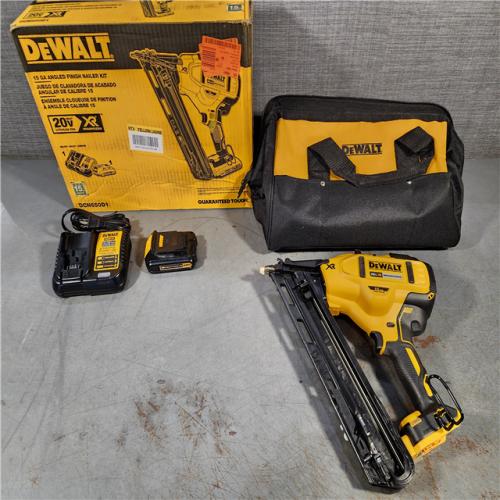 HOUSTON LOCATION - AS-IS DEWALT 20V MAX XR 15 Ga. Cordless 34 Deg Nailer 20 V