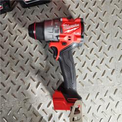 HOUSTON LOCATION - AS-IS (APPEARS LIKE NEW) Milwaukee 2904-22 Hammer Drill Driver Kit with Batteries  Charger & Tool Case  Red