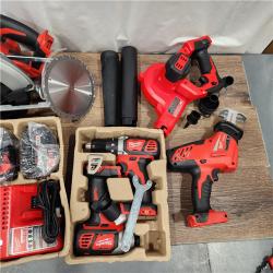 AS-IS M18 18-Volt Lithium-Ion Cordless Combo Kit (9-Tool) with (2) Batteries, Charger, and Tool Bag