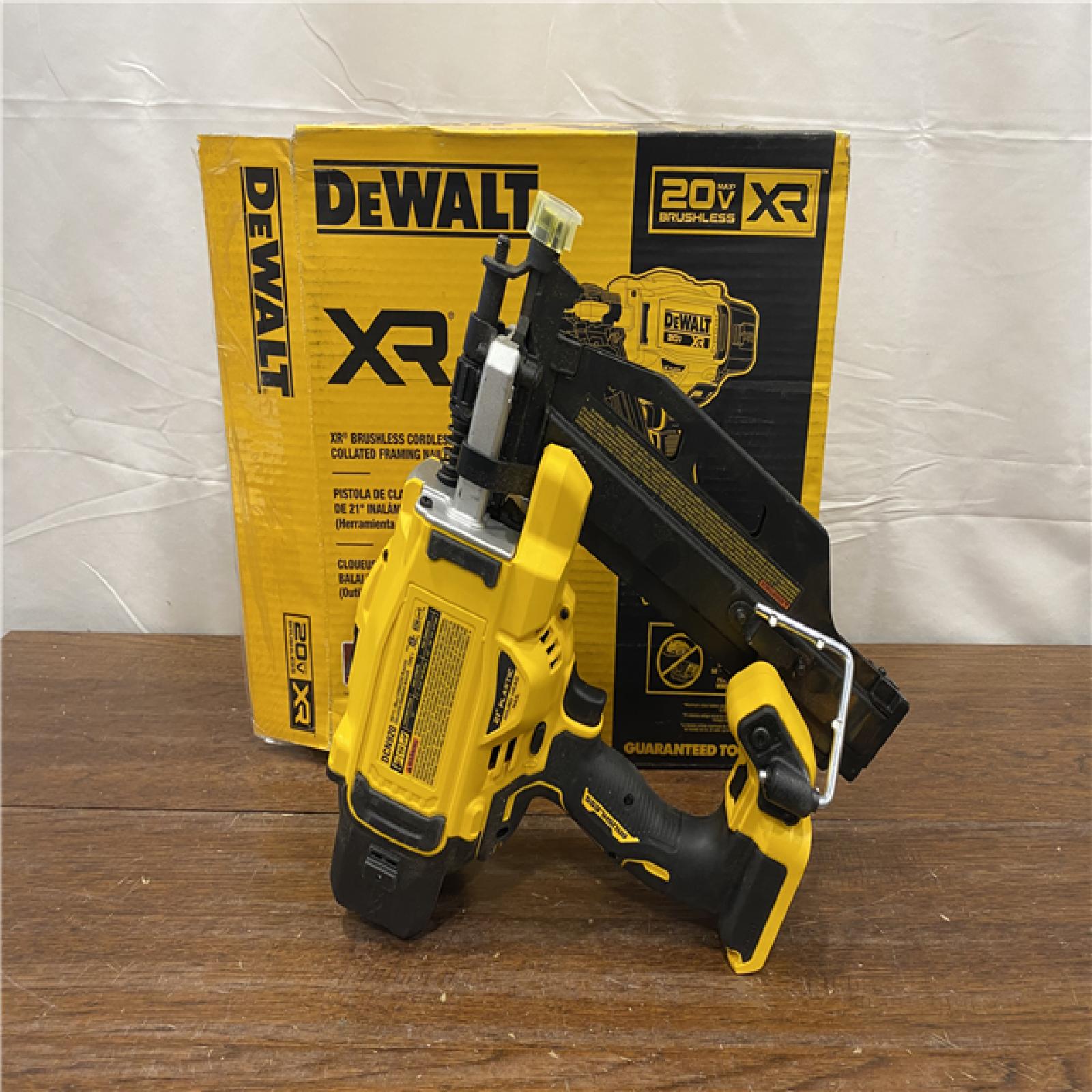 AS-IS DEWALT 20-Volt 21Â° Cordless Framing Nailer (Tool-Only)