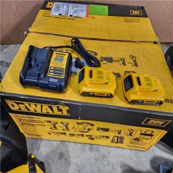 HOUSTON LOCATION - AS-IS (APPEARS LIKE NEW) Dewalt 20V MAX 9-Tool Power-Tool Combo Kit W/ Soft Case Including 2 Batteries & Charger