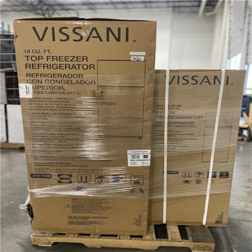 DALLAS LOCATION - VISSANI REFRIGERATOR PALLET - (2 UNITS)